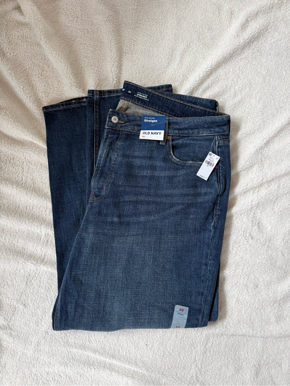 Old Navy Women’s Straight Leg Jeans - Dark Indigo